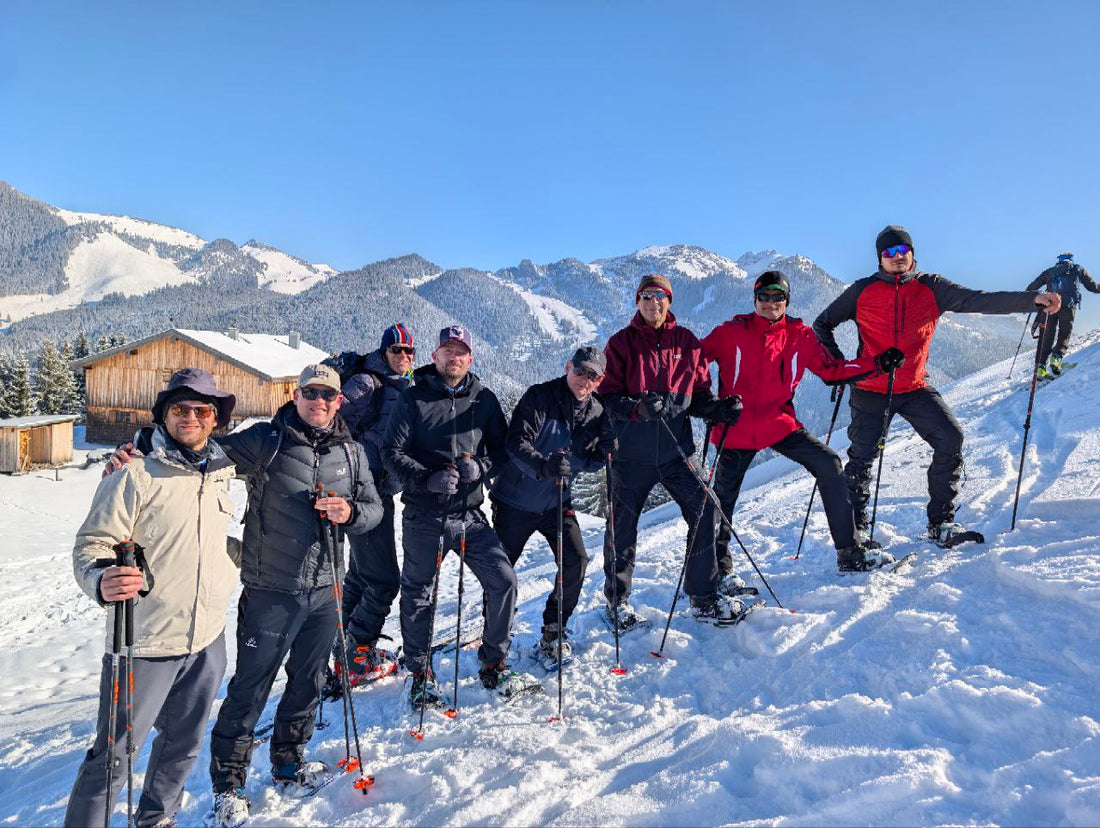 Winterwanderung zur Skihütte des GBF München